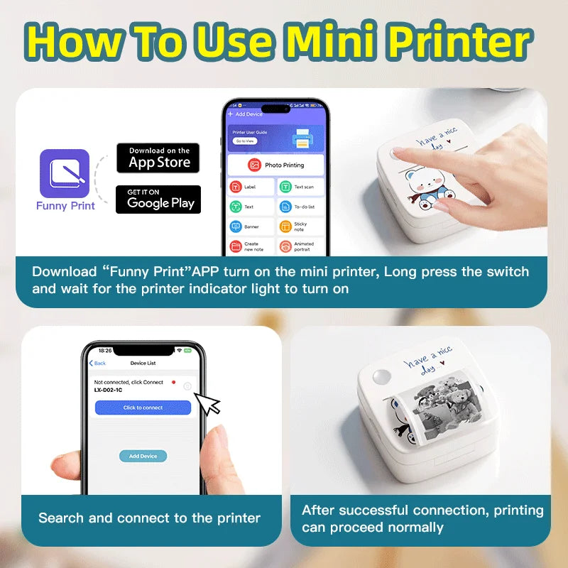 Mini Pocket Printer