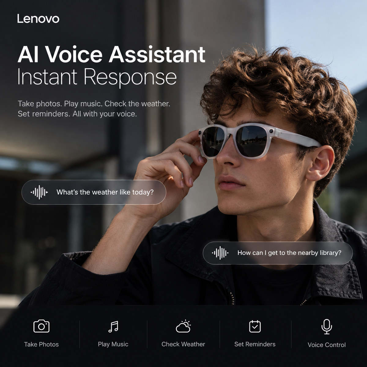 NovixHD AI Smart glasses