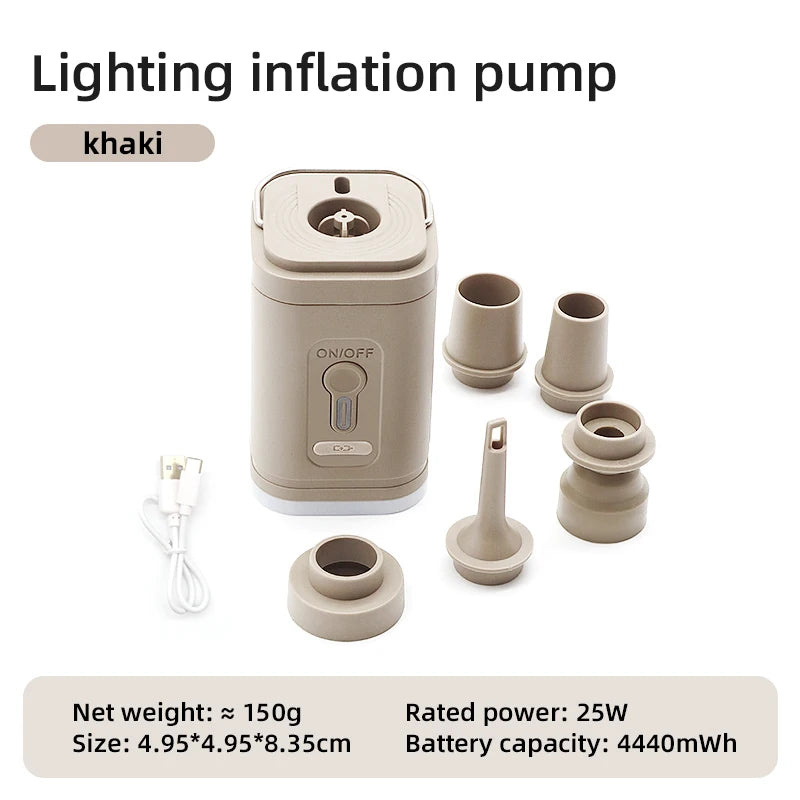 3 in 1 Tiny Electric Air Pump