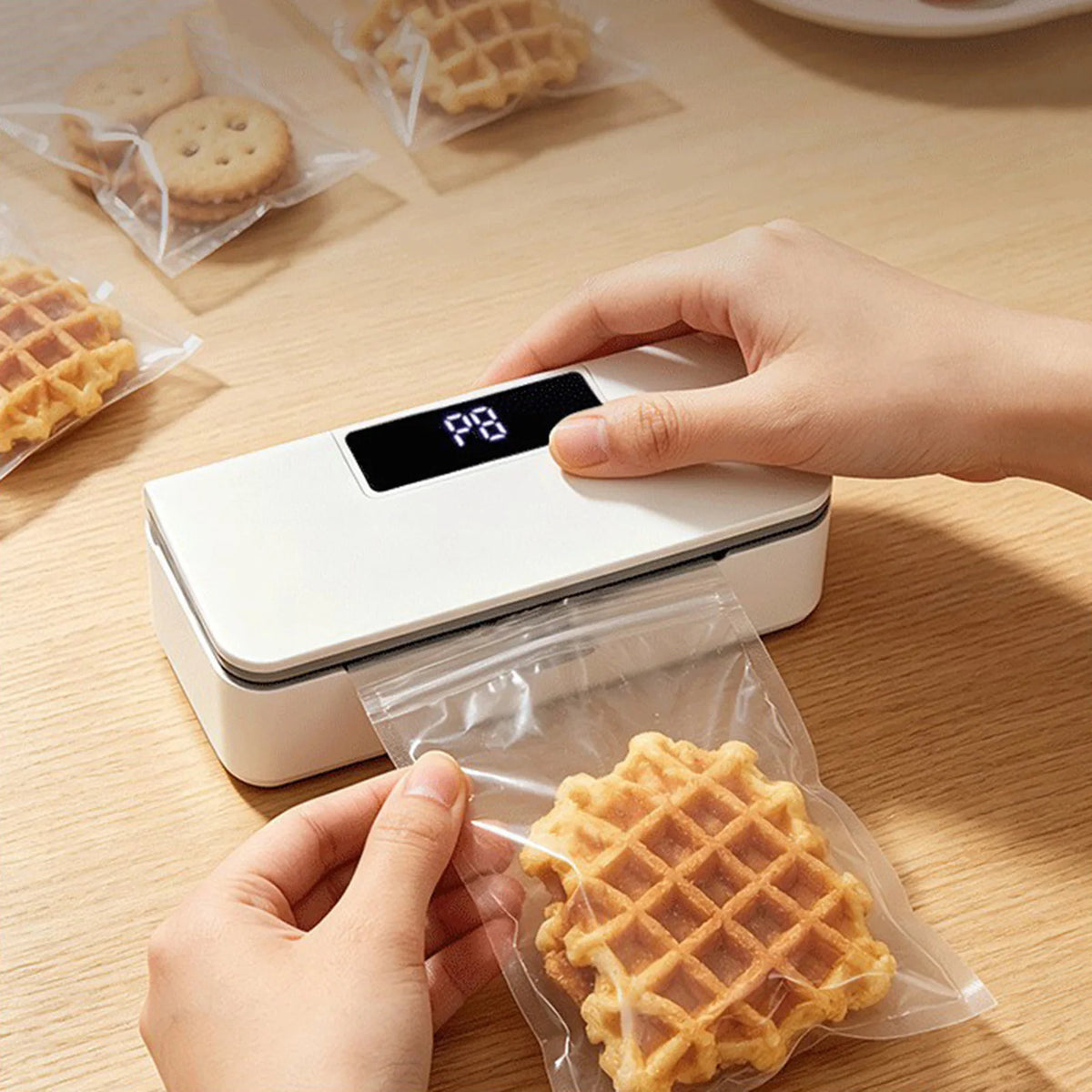 NOVIX 2 In 1 Fridge Magnet  Bag Sealers.